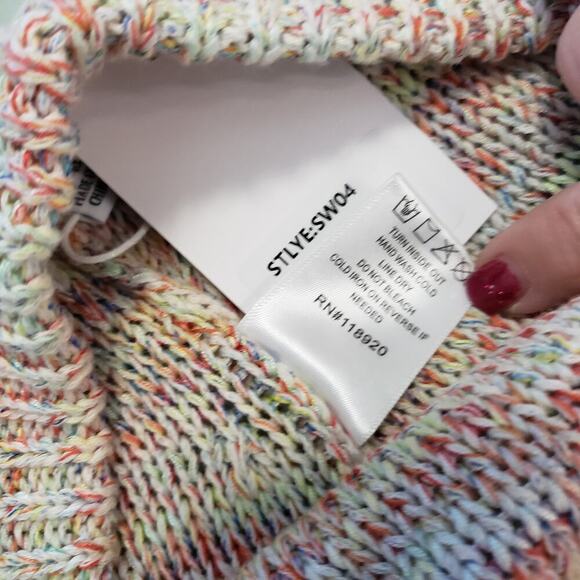 Lucy Paris Women's knit sweater shorts Size Medium Coastal Granddaughter Cozy - Picture 5 of 7